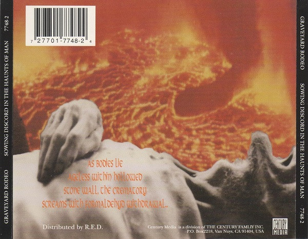 Graveyard Rodeo - Sowing Discord In The Haunts Of Man (CD, Album)