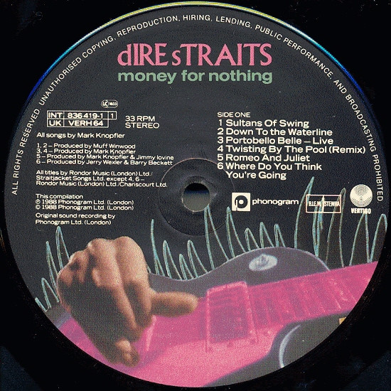 Dire Straits - Money For Nothing (LP, Comp)