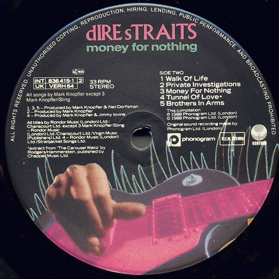Dire Straits - Money For Nothing (LP, Comp)