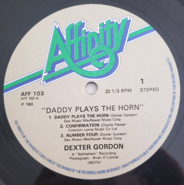 Dexter Gordon - Daddy Plays The Horn (LP, Album, RE)