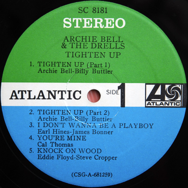 Archie Bell & The Drells - Tighten Up (LP, Album, Pre)