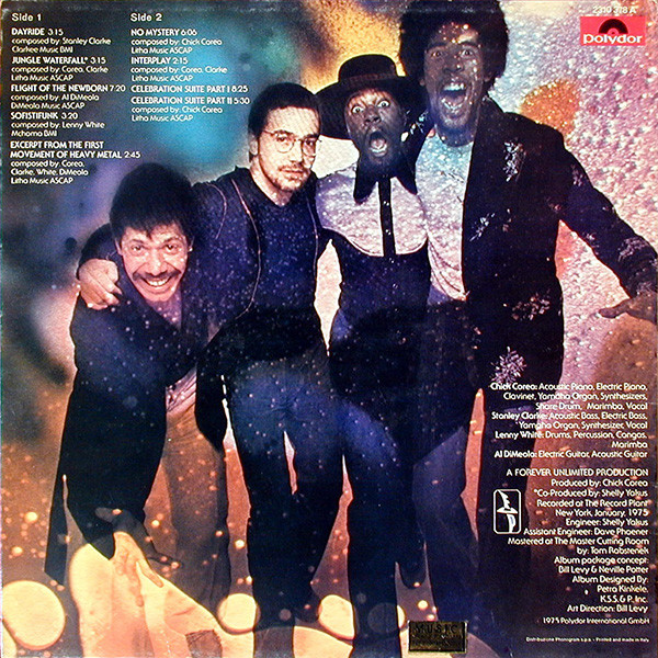 Return To Forever Featuring Chick Corea - No Mystery (LP, Album)