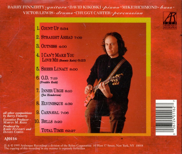 Barry Finnerty - Straight Ahead  (CD, Album)