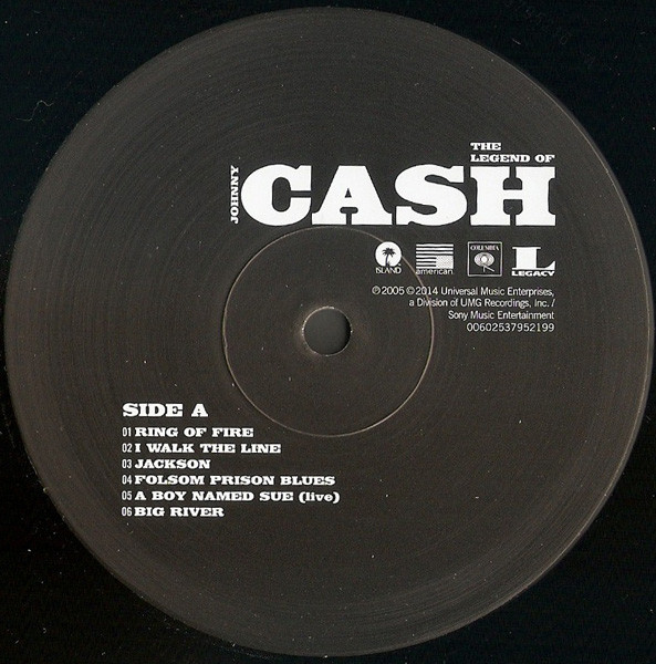 Johnny Cash - The Legend Of Johnny Cash (2xLP, Comp, 180)