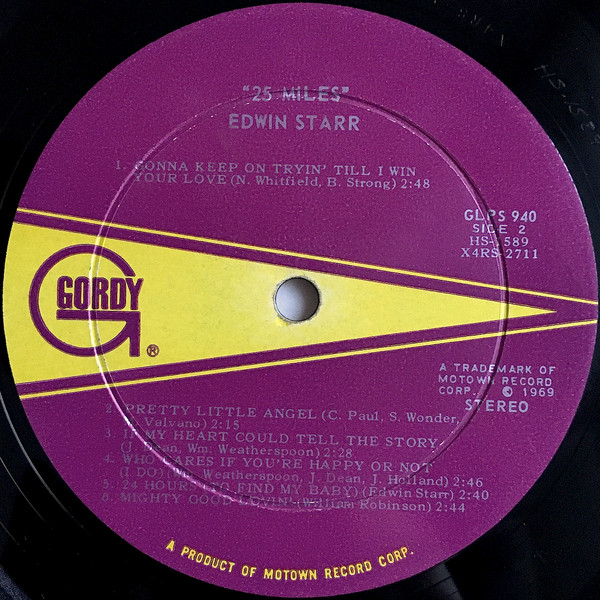 Edwin Starr - 25 Miles (LP, Album, Roc)