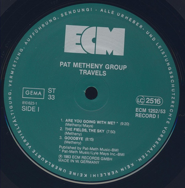 Pat Metheny Group - Travels (2xLP, Album, Gat)
