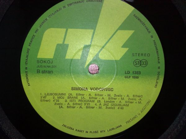 Simona Vodopivec - Najboljši Fantje So Že Poročeni (LP, Album)