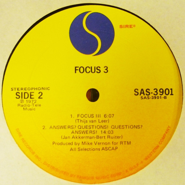 Focus (2) - Focus 3 (2xLP, Album, Mon)