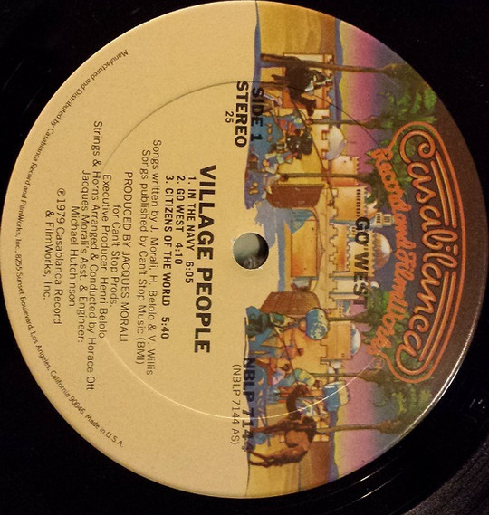 Village People - Go West (LP, Album, 25)
