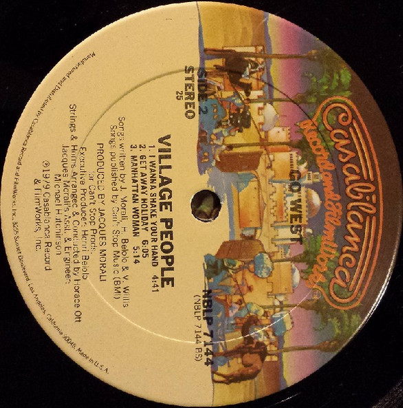 Village People - Go West (LP, Album, 25)