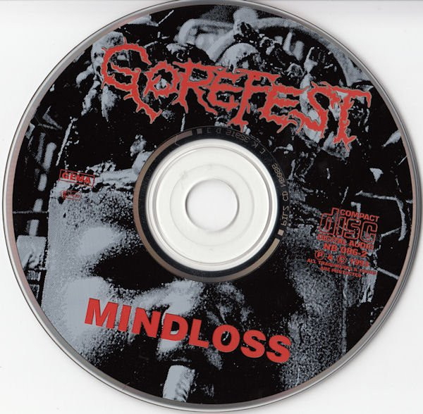 Gorefest - Mindloss (CD, Album, RE)