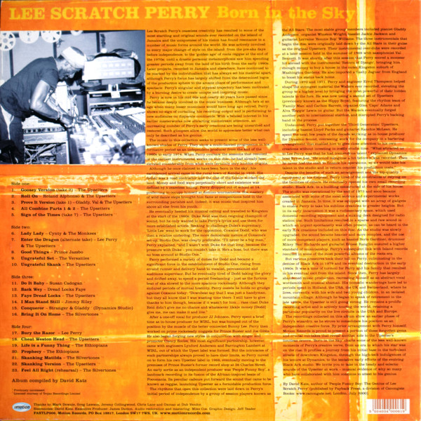 Various - Lee Scratch Perry - Born In The Sky (Upsetter At The Controls 1969-1975) (2xLP, Comp)