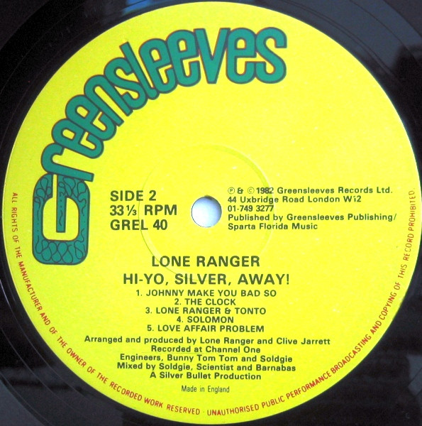 The Lone Ranger* - Hi-Yo, Silver, Away! (LP, Album)