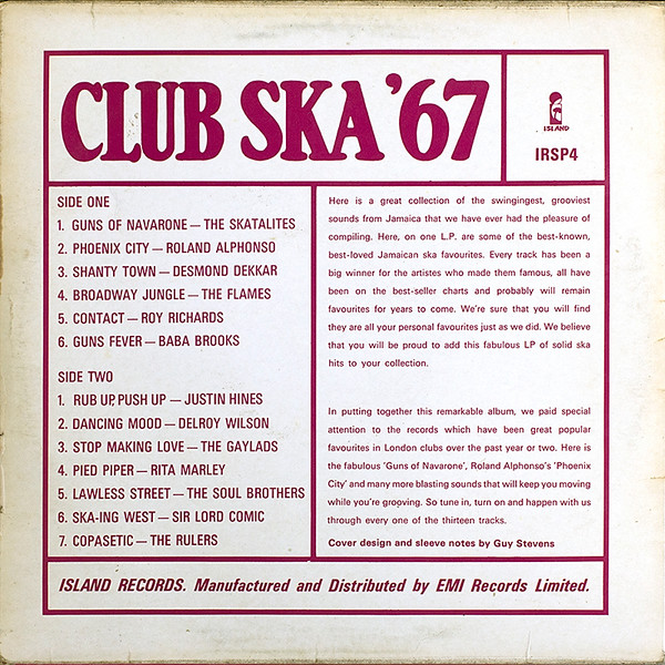 Various - Club Ska '67 (LP, Comp, Mono, RE)