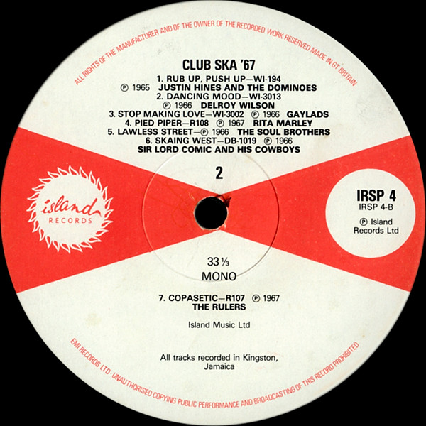 Various - Club Ska '67 (LP, Comp, Mono, RE)
