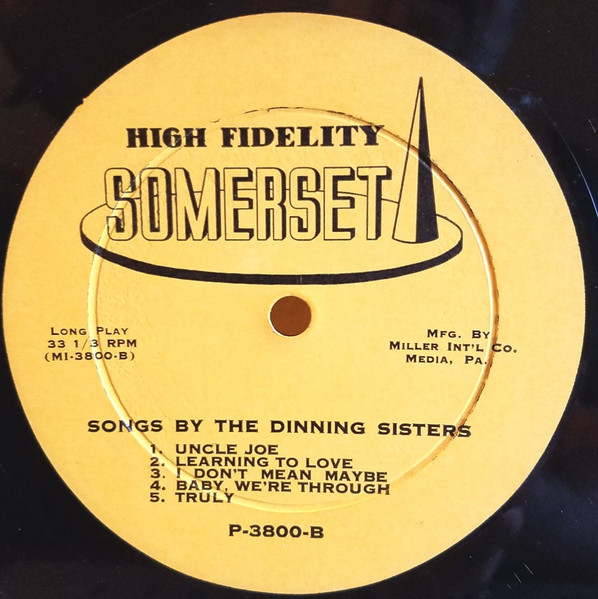 Jean Dinning - Songs By The Dinning Sisters (LP, Album)