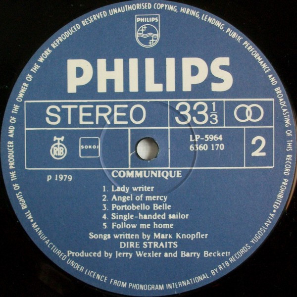 Dire Straits - Communiqué (LP, Album, RE)