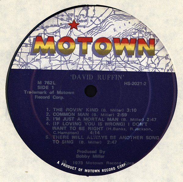 David Ruffin - David Ruffin (LP, Album)