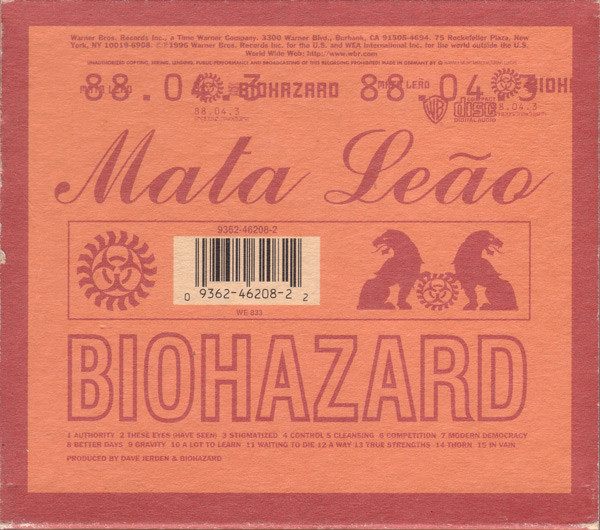 Biohazard - Mata LeÃ£o (CD, Album, O-C)