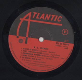 R.B. Greaves - R.B. Greaves (LP, Album)