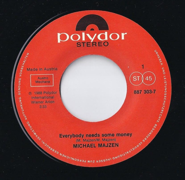 Mike Majzen - Everybody Needs Some Money (7
