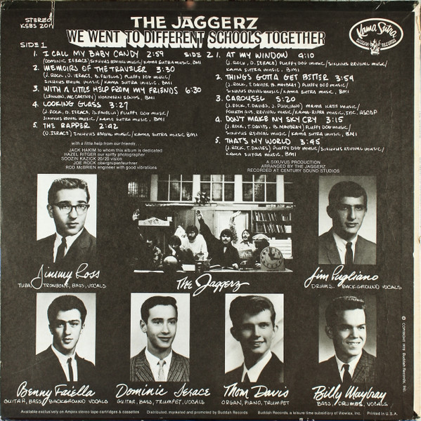 The Jaggerz - We Went To Different Schools Together (LP, Album)