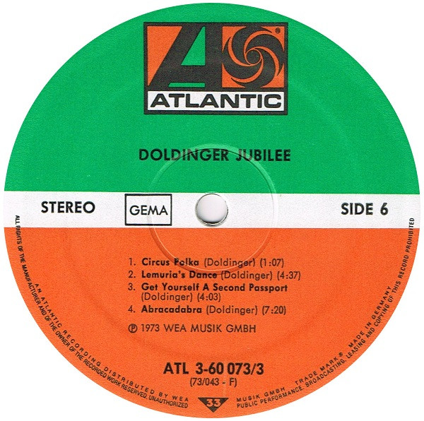 Doldinger* - Jubilee (3xLP, Comp)