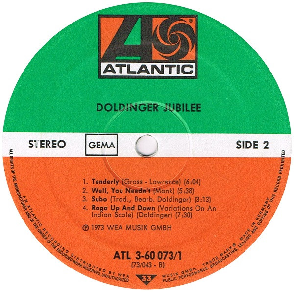 Doldinger* - Jubilee (3xLP, Comp)