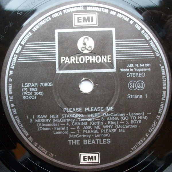 The Beatles - Please Please Me (LP, Album, RE)