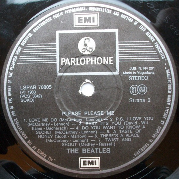 The Beatles - Please Please Me (LP, Album, RE)