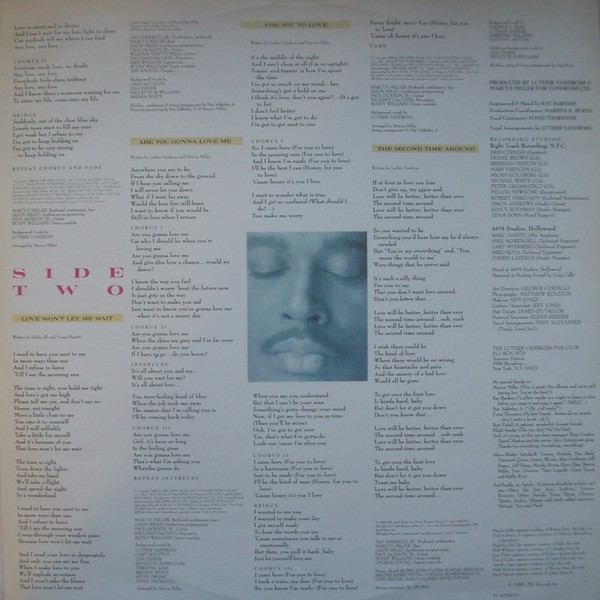 Luther Vandross - Any Love (LP, Album)