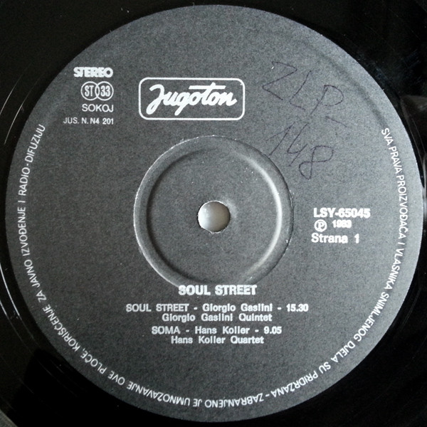 Various - Soul Street 4. International Zagreb Jazz Fair (2xLP, Album, Gat)