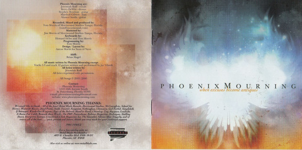 Phoenix Mourning - When Excuses Become Antiques (CD, Album)