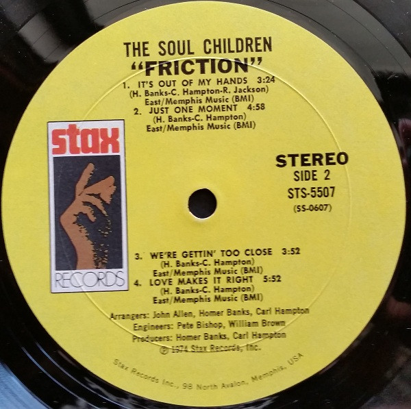 The Soul Children* - Friction (LP, Album)