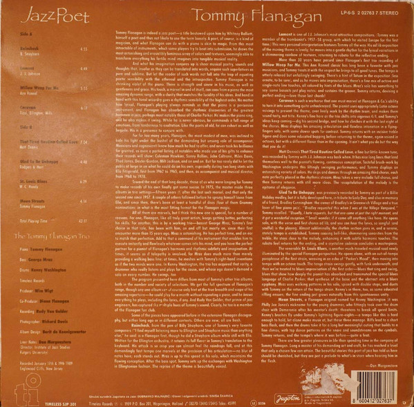 Tommy Flanagan - Jazz Poet (LP, Album)