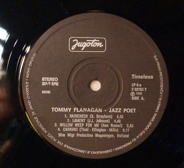 Tommy Flanagan - Jazz Poet (LP, Album)
