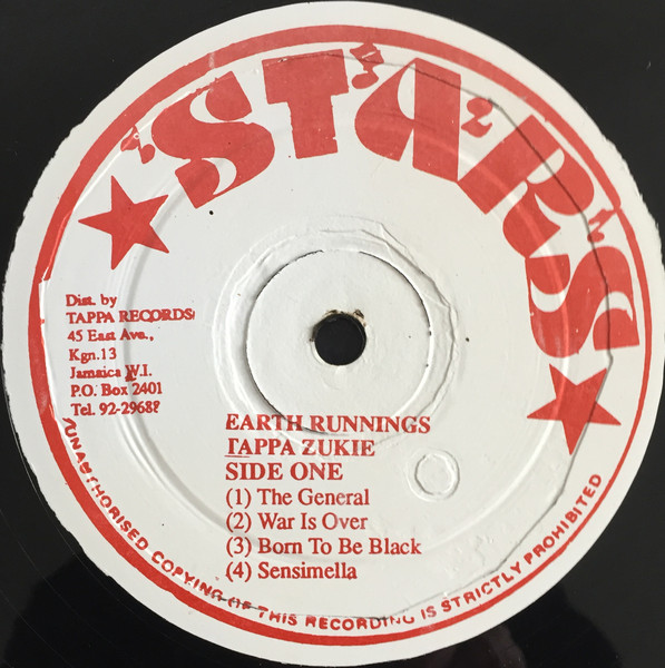Tapper Zukie - Earth Running (LP)