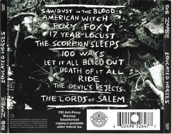 Rob Zombie - Educated Horses (CD, Album)