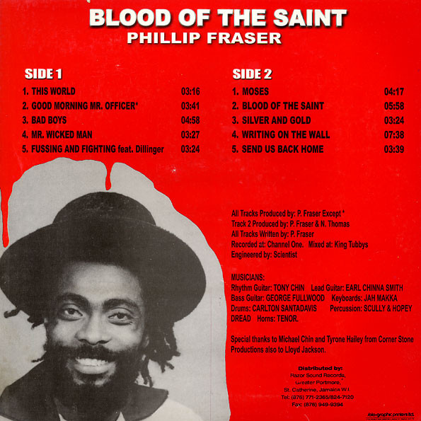 Phillip Fraser - Blood Of The Saint (LP, RE)