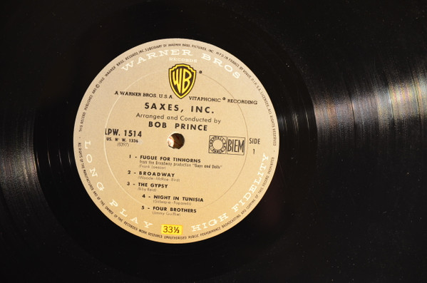 Saxes, Inc. -  Saxes, Inc. (LP, Album)