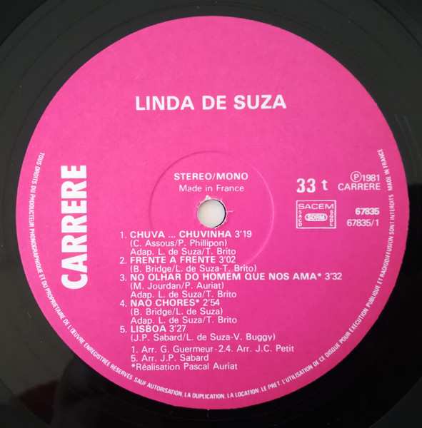 Linda De Suza - Em Português (LP, Album)