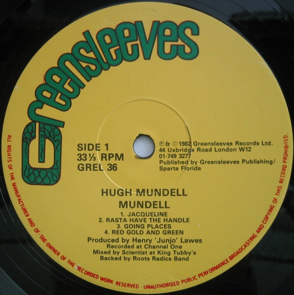 Hugh Mundell - Mundell (LP, Album)