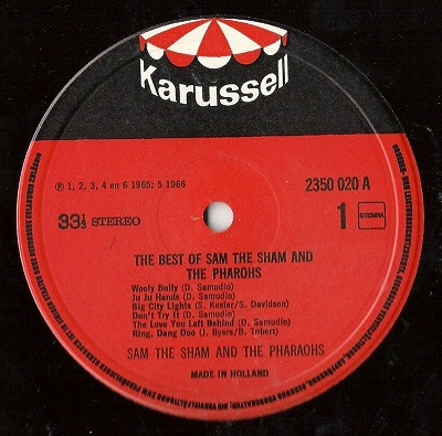 Sam The Sham & The Pharaohs - The Best Of Sam The Sham & The Pharaohs (LP, Comp)