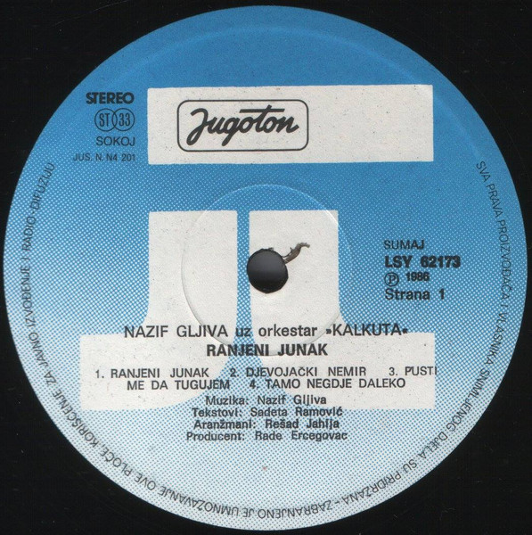 Nazif Gljiva - Ranjeni Junak (LP, Album)
