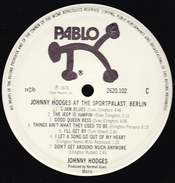 Johnny Hodges - Johnny Hodges At The Sportpalast, Berlin (2xLP, Album, Mono, RE)