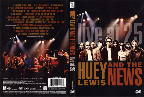 Huey Lewis And The News* - Live At 25 (DVD-V, Multichannel, NTSC, R 2)