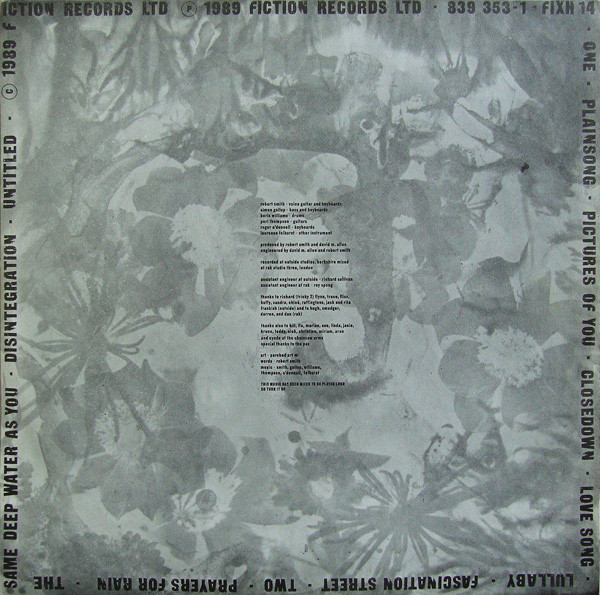 The Cure - Disintegration (LP, Album)