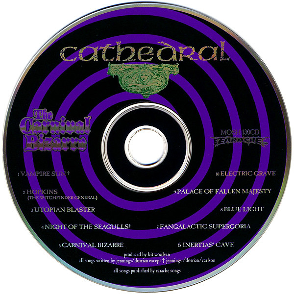 Cathedral - The Carnival Bizarre (CD, Album, RE, DOC)