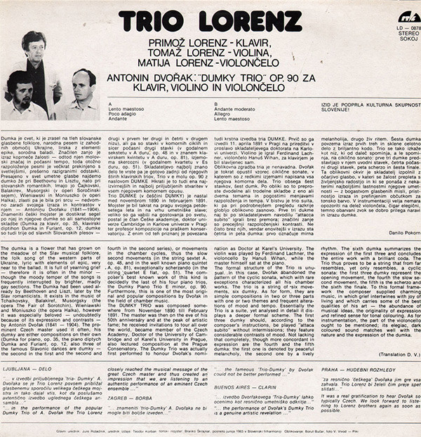Trio Lorenz - Trio Lorenz (LP)