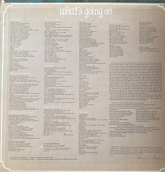 Marvin Gaye - What's Going On (LP, Album, Sup)